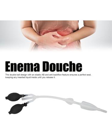 Silicone Enema Douche Bulb - Dual Side Openings Inflatable Double Bulb for Health Care | International Shipping - Buy Online on GoSupps.com
