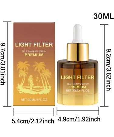 Selftanning lotion 30 ml tanning drops with moisture care natural bronze fluid with hydration for face body men and women tanning solution - Buy Online on GoSupps.com