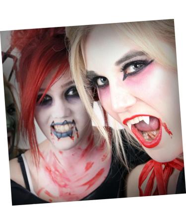 Lurrose 60 STK Halloween Teeth - Realistic Cosplay Werewolf Teeth for Parties | Artificial Plastic Tubs - Buy Online on GoSupps.com