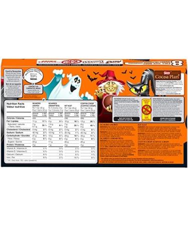 NESTL Full-Sized Halloween Assorted Chocolate & Candy - KITKAT COFFIN CRISP SCAERO SCARIES - 364g (Pack of 8 Bars) Smarties and Scaries Packaging May Vary - Buy Online on GoSupps.com