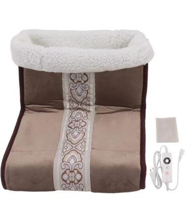 Fdit Soft Electric Foot Warmers - Noiseless Heated Foot Warmer EU Plug 110-240V with 4-Level Timing for Home Use - Buy Online on GoSupps.com