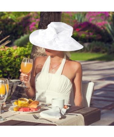 Women's Black Church Dress Cloche Hat Fascinator for Tea Party Wedding - S052 S062 - Buy Online on GoSupps.com