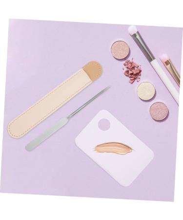 Buy Hemoton Palette Stick Makeup Set - Foundation & Skincare Spatula | Korean Cosmetics Mixing Palette & Mini Stainless Steel Spatula - 17.5X15CM - Buy Online on GoSupps.com