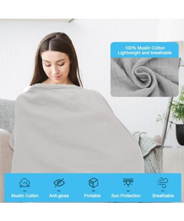 Abnaok Nursing Breastfeeding Cover - Multipurpose Baby Car Seat Blanket and Nursing Cover | Soft, Breathable Fabric - Buy Online on GoSupps.com