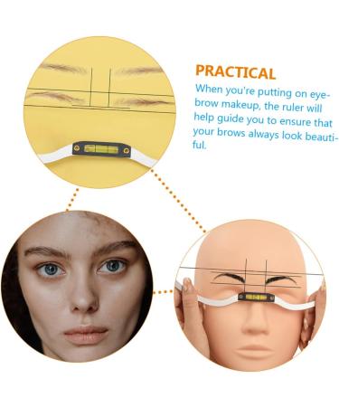 2 sets Eyebrow Kit Professional of Level Shaper Shaping Bow-shaped Measuring Tool Bow Corrector 22.5x4.3cmx2pcs Silverx2pcs - Buy Online on GoSupps.com