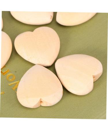 Toyandona 200 Stk Log Color Peach Cherz - DIY Jewelry Making Craft Accessories for Valentine's Heart Decorations & Mini Wood Collections - Buy Online on GoSupps.com