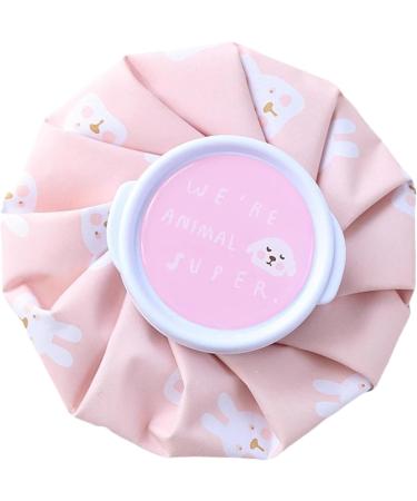 Ice Bag | Cold & Hot Hot Water Bag Leakproof Ice Pack Ice Cube Hot Water Bags Lightweight Ice Cold Pack with Large Opening Pink - Buy Online on GoSupps.com