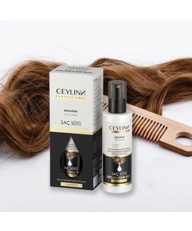 Ceylinn Argan Hair Milk - 10 Benefits for Weak Dry & Stressed Hair | Strengthening Nourishing & Repairing - 150ml - Buy Online on GoSupps.com