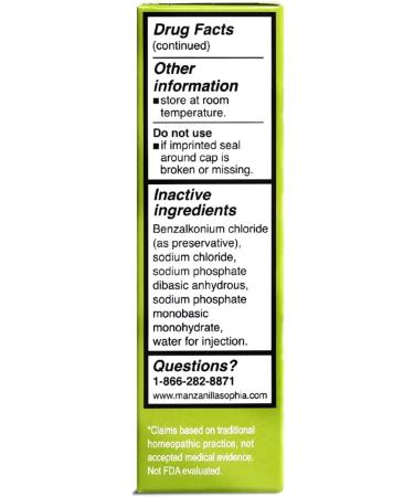Manzanilla Sophia Chamomile Eye Drops - Soothing Herbal Formula for Irritated Eyes - 0.5 FL Oz - Buy Online on GoSupps.com