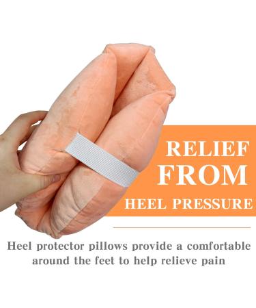 Foot Pillow Heel Protector - Ankle Support Pillows for Pain Relief & Pressure Sores - Comfort Cushion for Bedridden Patients (1 Pair - Buy Online on GoSupps.com