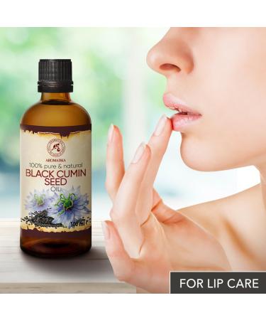 Buy Black Cumin Oil 100ml - Pure Cold-Pressed Egyptian Black Seed Oil for Face Nails & Body Care - Buy Online on GoSupps.com