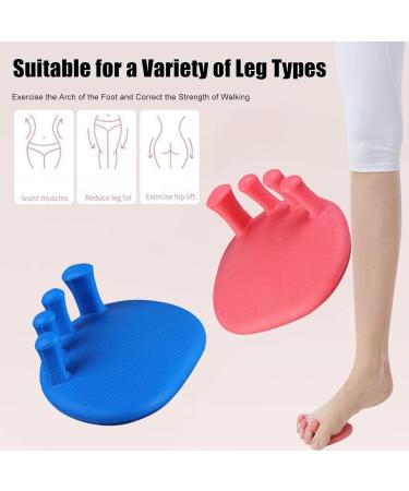 YTGER Foot Arch Trainer Posture Corrector | Toe Separators and Straightener for Bunion Relief | Pink (1 Pair) - Buy Online on GoSupps.com