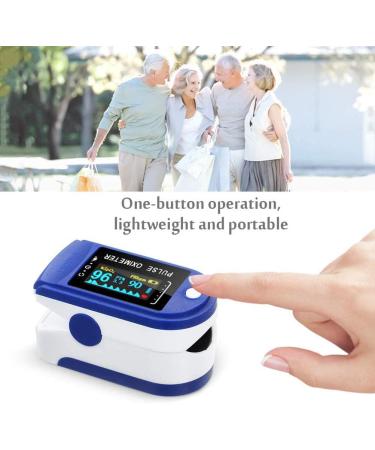 Tianbi Digital Pulse Sensor - Mini Pulse Oximeter for Home & Travel - Accurate Blood Oxygen Saturation Monitor (Blue #01) - Buy Online on GoSupps.com