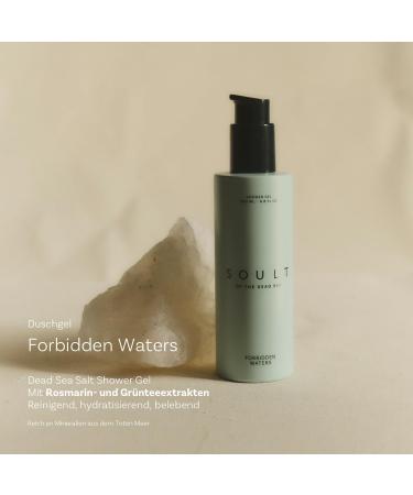 SOULT Forbidden Waters Shower gel water from the Dead Sea rosemary and green tea extract invigorating and refreshing 200 ml - Buy Online on GoSupps.com
