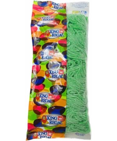 Premium Artisanal Assorted Sweets - Liquorice soft Fruity & Fizzy Bulk Pack by King Regal (Apple Spagetti Sour 1KG) Apple Spagetti Sour 1KG - Buy Online on GoSupps.com