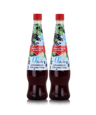 Mautner Markhof Mautner Markhof Millepor lemon syrup 0% sugar PET 0.7 l 2 x