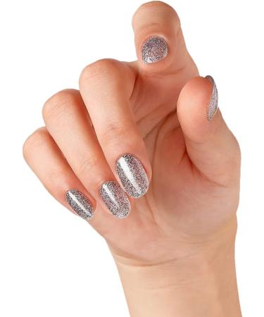 Bluesky Gel Nail Polish Himalaya Silver Glitter Grey - Autumn/Winter 2020 Collection | Long Lasting Chip Resistant | 10 ml (Pack of 1) - Buy Online on GoSupps.com