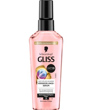 Gliss Miracle Anti-Split Ends Serum (75ml) hair serum provides a long-lasting finish to split ends and protects hair during blow-drying - Buy Online on GoSupps.com