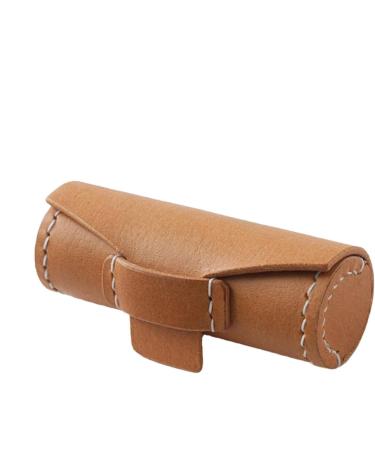 Birtern Lipstick case Stamp storage case Women's lip balm holder small cylindrical storage bag for travel outdoor activities camping light brown Refer to - Buy Online on GoSupps.com