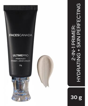 FA..CES/ CANADA Ultime Pro Primerizer Primer + Moisturizer 30 g | Skin Perfecting & Hydrating Face Primer | Flawless Look | Minimizes Pores & Fine Lines | Shea Butter Vitamin E Antioxidants Enriched - Buy Online on GoSupps.com