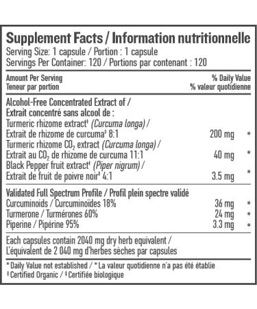 Botanica Turmeric Liquid Capsules with Black Pepper Helps Reduce Inflammation Antioxidant Properties & Liver Protectant Whole Herb Formula Non-GMO Vegan and Gluten Free 120 Capsules Turmeric 120 count (Pack of 1) - Buy Online on GoSupps.com