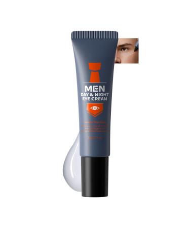 Men Day & Night Eye Cream Men's Under Eye Cream For Puffy Eyes & Dark Circles Treatment Firming Soften Fine Lines Day & Night Care Long-Lasting Moisturizing Eye Cream for Men 0.71oz. QY-Men Day & Night Eye Cream-20g