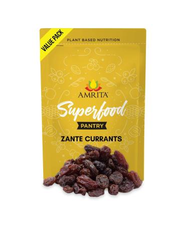 Amrita Zante Black Currant 1 lb | No Added Sugar, Naturally Sweet, Gluten Free Dried Fruit | Packed Fresh in Resealable Bags | Dried Currants, Vegan Snacks, Healthy Snacks