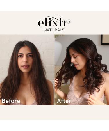 Elixir Naturals Natural Hair Oil - Adds Shine, Strength, and Nourishment for Dry, Frizzy, Damaged Hair - Leave-In Styling Treatment for Curly & Colored Hair - 100ml - Buy Online on GoSupps.com