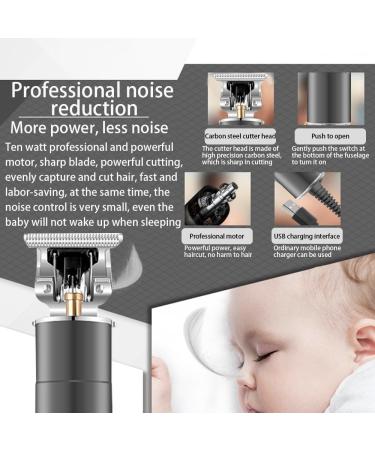 Shop Heavy-Duty T-Shaped Hair Clippers | Cordless 0mm Bald Trimmer for Men - Grey - Buy Online on GoSupps.com