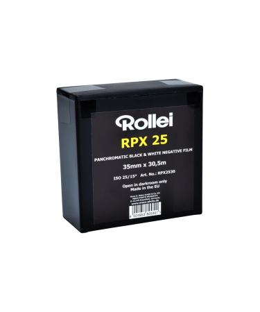 Rollei RPX 25 ISO Low-speed Black & White Film, 35mm x 100 ft. Roll