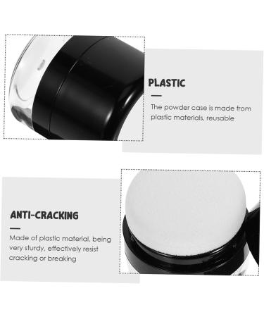FRCOLOR Body Butter Loose Powder Containers Lotion Container Powder Holders Cosmetic Containers with Lids Empty Powder Bottle Refillable Powder Container Powder Puff Plastic Travel Mini - Buy Online on GoSupps.com