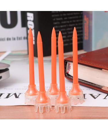5pcs Lightweight & Durable Plastic Crown Top Golf Tees 7CM - Random Color - Buy Online on GoSupps.com