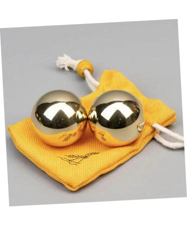 Healvian Brass Gymnastics Balls - 4 Portable Copper Massage Balls for Health & Exercise - Buy Online on GoSupps.com