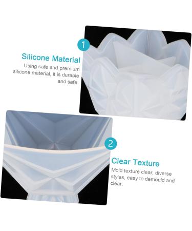COHEALI 3pcs Storage Box Mold Resin Tray Molds Silicone Jewelry Tray DIY Silicone Mold Jewelry Plate Crystal 8.5X8.5X8CMx3pcs Water Dropletsx3pcs - Buy Online on GoSupps.com