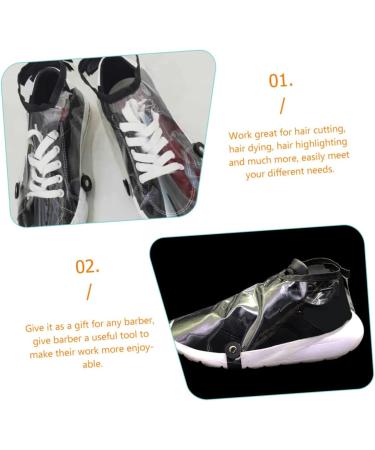 PLAFOPE 1 Pair Barber Shoe Covers Haircut Shoes Cloak Capes Hair Stylist Shoes Cape Shoe Protectors Hairdressing Shoe Cover Foot Cover Shoes Protector Cosmetic Protective Gear 34x15cm - Buy Online on GoSupps.com