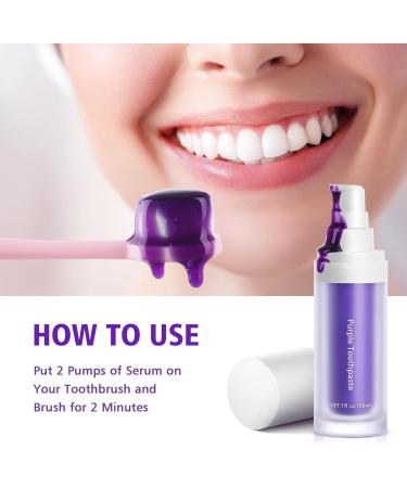 Sensitive Teeth Whitening Toothpaste | Purple Toothpaste for Stain Removal & Whitening Booster - Buy Online on GoSupps.com