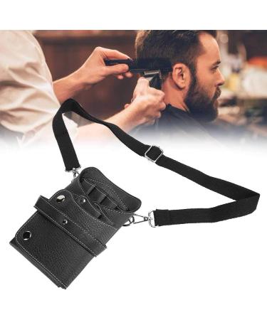 Buy Retro Hair Clipper Comb & Hairdressing Scissors Waist Bag | Stylish Hairdresser Storage Bag (Black) - International Shipping Available - Buy Online on GoSupps.com