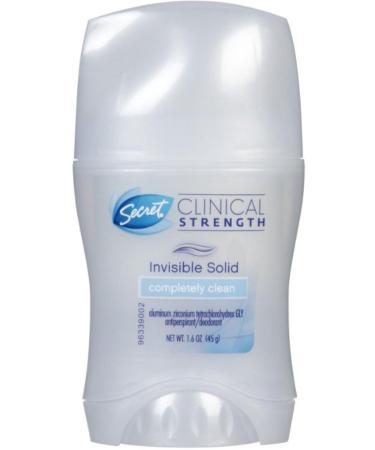 Sec Clinical Is Completly Size 1.60z Secret Clinical Invisible Solid Completely Clean 1.6z