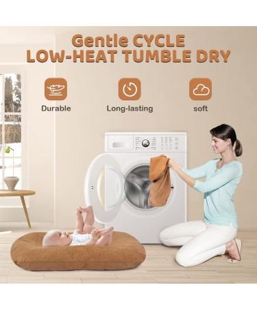 Waterproof Corduroy Baby Lounger Cover - Brown | Mexxi Hypoallergenic Cotton | Durable Soft Spare Cover | Waterproof Cover Only - Buy Online on GoSupps.com