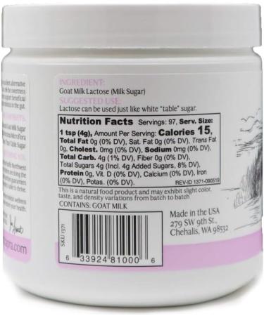 Mt. Capra Goat Milk Lactose Powder - 13.8 oz | Boosts Lactobacillus Acidophilus Growth for Gut Health - Buy Online on GoSupps.com