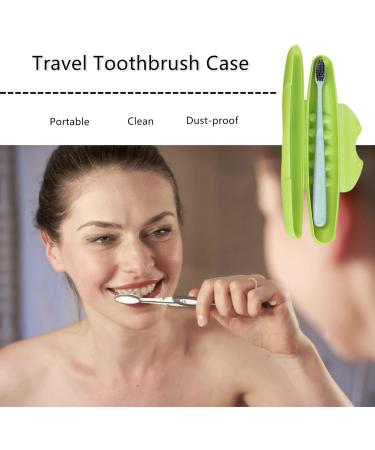 Portable Toothbrush Holder - 4PCS Travel Toothbrush Storage Case | Outdoor & School Use - Buy Online on GoSupps.com