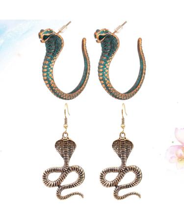 SOIMISS 4 Pairs Earrings Earring Cuffs for Women Earings for Women Long Silver Eardrop Popularity Miss - Buy Online on GoSupps.com