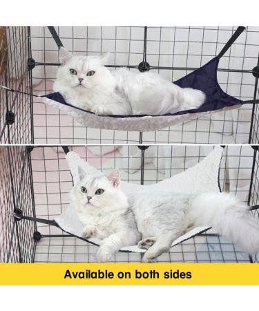 IMPHOM Cat Hammock Bed - Hanging Cage Chair for Small Dogs & Cats (Blue) - Buy Online on GoSupps.com