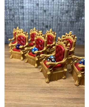 MunnyGrubbers Dice Jail with Time Out Chair, Dunce Hat, Crit Crown & Lucky Throne - Gift for Dungeons and Dragons (DND & D&D) - Includes Random 7PC D20 Dice Set - Combo 1 - Buy Online on GoSupps.com