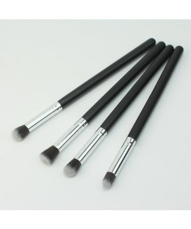Set of 4 Silver Eye Shadow Brushes - Premium Quality & International Shipping - Buy Online on GoSupps.com