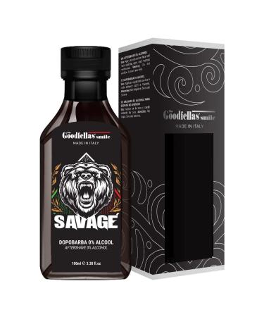 The Goodfellas' smile Savage Zero Alcohol 100ml Savage 1 ml (1Pack)