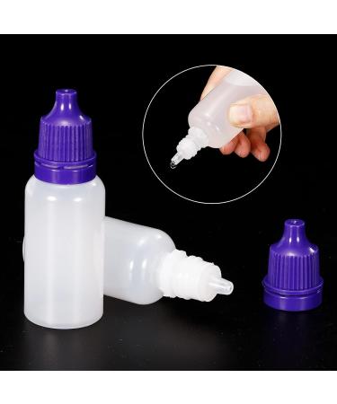 Buy PATIKIL 50 Pack 15ml Squeezable Dropper Bottles - Purple Liquids PE Vials with PP Cap | International Shipping Available - Buy Online on GoSupps.com