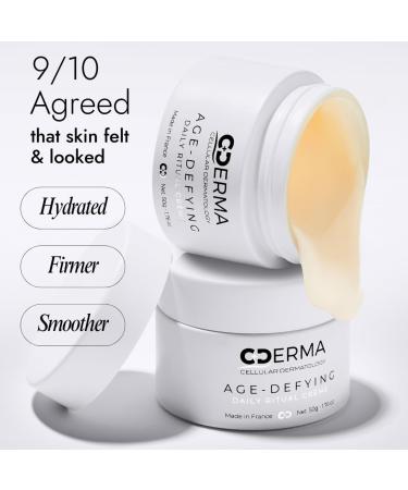 Anti-Aging Face Cream - Firms & Hydrates with Dual Hyaluronic Acid | Moisturizer for Dry Sensitive & Aging Skin | Made in France - 1.76 fl oz - Buy Online on GoSupps.com