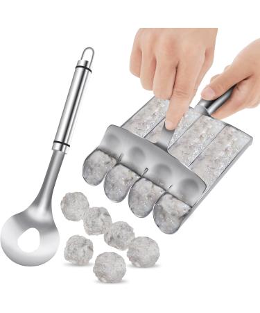 Meatball Maker Tool Safe Stainless Steel Meatball Making Convenient Meatball Scoop Ball Maker Solid Easy to Clean Meatball Making Set Multipurpose Cooking Tool for Cooking 6(Style 1) - Buy Online on GoSupps.com