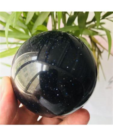 Natural Crystal Rough 5 cm Natural Blue Sand Gold Stone Sand Ball Quartz Crystal Globe Great Choice for Home Decoration - Buy Online on GoSupps.com